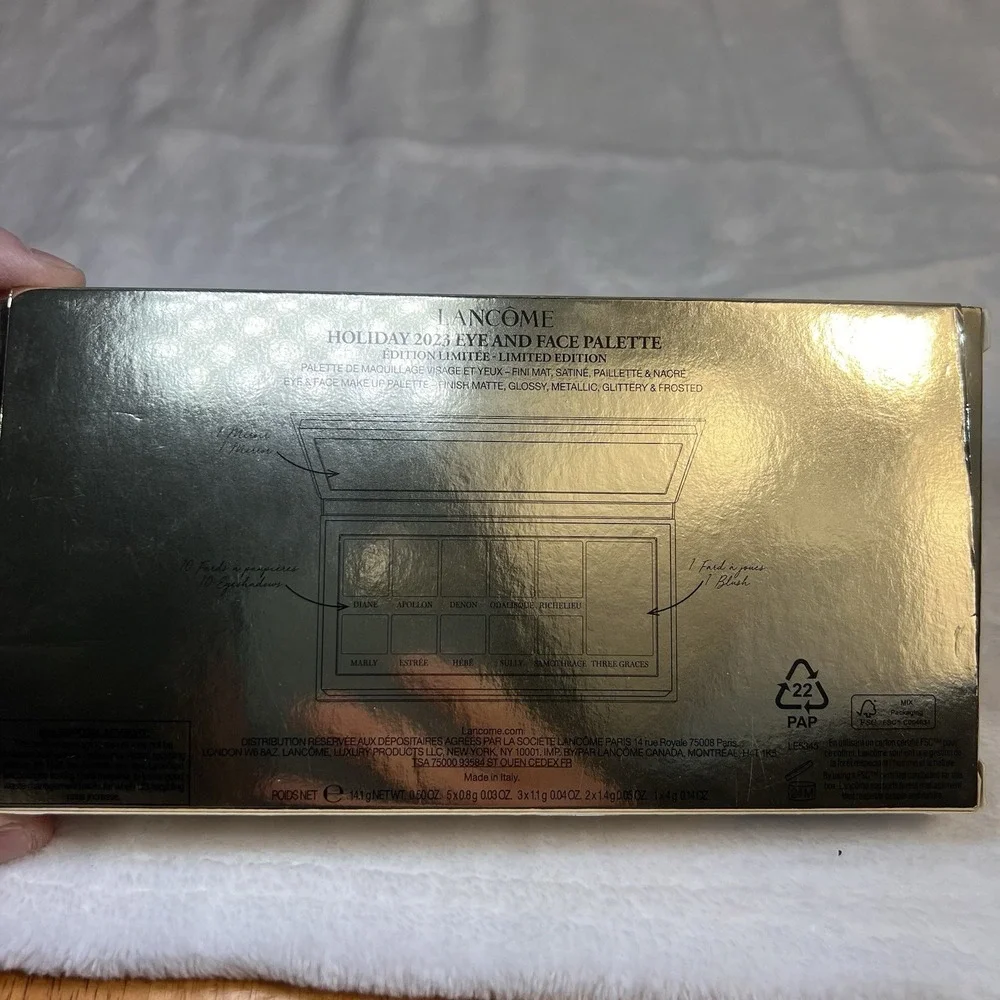 NEW Lancôme Holiday 2023 Eye & Face Palette | Limited Edition | Warm Neutrals